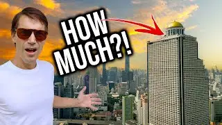 Inside Bangkok's Famous Rooftop Bar🍹🌅💵🇹🇭