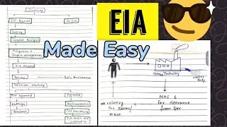 EIA(Environmental Impact Assessment) ||Made easy🔥😎