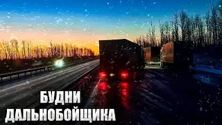 🚛БУДНИ ДАЛЬНОБОЙЩИКА: Дорога на Новосибирск | Быт, кафе, стоянки, сон, встреча с другом.