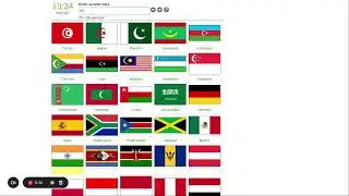 Jetpunk All Country Flags Quiz in 4:15 (YouTube UWR)