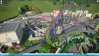 My Planet Coaster park Subway Surfer the hanging Coaster (outdated)
