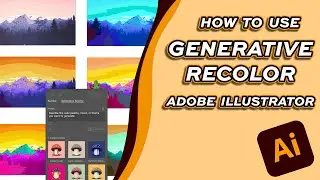How to use Generative Recolor [Adobe Illustrator 2024]