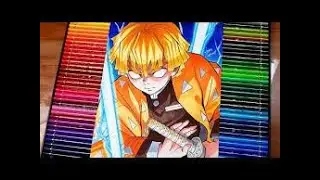 How To Draw Zenitsu Agatsuma | Comment dessiner Zenitsu Agatsuma
