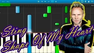 Sting - Shape Of My Heart [Piano Tutorial] Synthesia