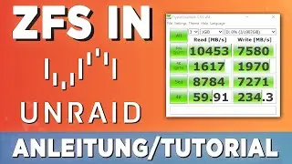 ZFS in UNRAID! | Vergesst FreeNas und Proxmox! -Anleitung/Walkthrough! (Lohnt auch für Gamer)