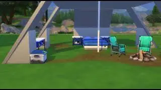 How to use Roofs to make Tents in The Sims 4