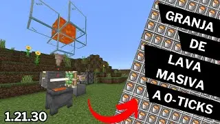 Granja de Lava (BUG) para Minecraft Bedrock 1.21.30