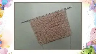 Аккуратная планка спицами и узор для кофточки или кардигана
