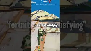 "Fortnite isn't satisfying" 😩🤯 #fortnite #gaming #shorts