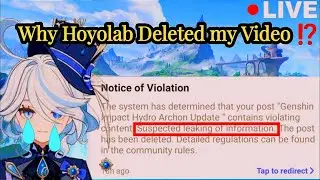 HYDRO ARCHON FURINA LEAKED | GENSHIN IMPACT 4.2 UPDATE | HOYO LAB DELETED MY VIDEO OF FURINA💀😞💀