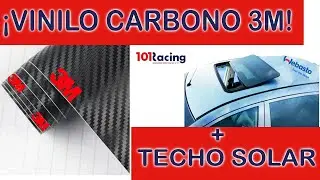 Vinilo carbono 3M y techo solar webasto. ¡Increíble combinación!