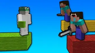 I Tried Clutching the CRAZIEST 2v1 in Minecraft Bedwars…