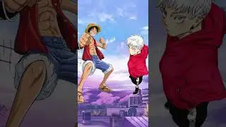 Monkey D. Luffy vs Gojo Satoru #anime #onepiece #vs #jujutsukaisen #whoisstrongest #shorts