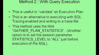 Oracle Explain Plan