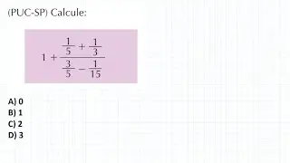 ✅ EXPRESSÃO NUMÉRICA COM FRAÇÕES