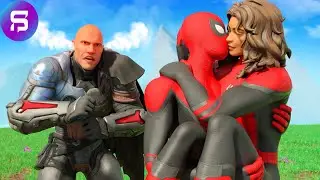 THE ROCK'S JEALOUS RAGE as SPIDER-MAN STEALS HIS GIRL...Fortnite