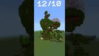 Minecraft Which Tree House Looked The Best🤔!#shorts