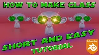 How to make glass in blender