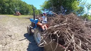 Высаживаем рассаду арбуза. Наводим порядок на поле.