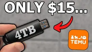 The BIGGEST Scam on TEMU... 4TB Flash Drives?? 🤔