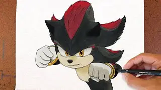 Como Desenhar o Shadow | Sonic 3