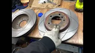 Ate ceramic + ate = биение. Проточка ржавых ate power disk
