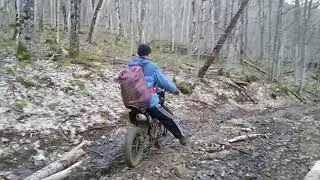ЭНДУРО-ПОКАТУШКИ НА ПИТБАЙКАХ В ГОРАХ