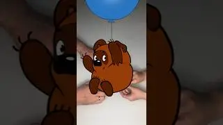 Винни-Пух пух #пластилин #хендмейд #своимируками #лепим #shorts