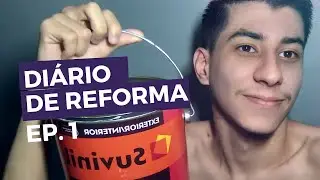 DIÁRIO DE REFORMA DO MEU QUARTO - VLOG ESPECIAL 1
