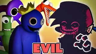 FRIDAY NIGHT FUNKIN' mod EVIL Boyfriend VS Rainbow Friends