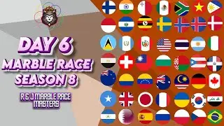 MARBLE RACE DAY 6 SEASON 8 in Algodoo / R & J MARBLE RACE MASTER