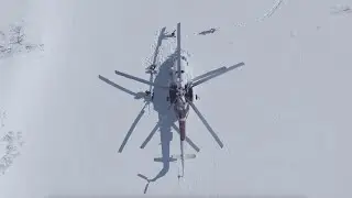Хэли-ски на Камчатке, фрирайд / Heli-skiing in Kamchatka, freeride