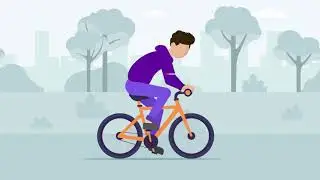 Character animation bicycle After effects