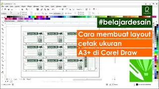 CARA MEMBUAT LAYOUT CETAK UKURAN A3+ DI COREL DRAW