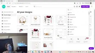 How to edit an Invitation Template in Canva and create grids to print 2 invites on 1 Cardstock sheet