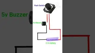 5v buzzer connection project #electrical #diagram#youtubeshorts #shortfeed #shorts