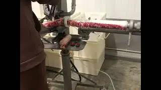 Clipper and heavy filler in automatic mode for sausages