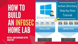 Building an Infosec IT Home Lab #6| Install and Configure MS Active Directory