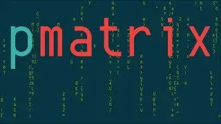 pmatrix, the Matrix falling text effect in Python