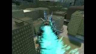 Godzilla VS Zilla part 2 setup: Atomic Breath Test