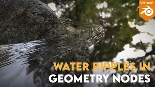 (TUTORIAL) Water Ripples with Geometry Nodes in Blender 3.6
