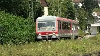 Die BR 628 auf dem Weg nach Saarbrücken