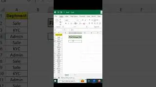 How to find unique product in Excel | Unique formula in Excel 