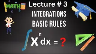 Basic integration rules | Power Rule for Integration lecture #3 #integration
