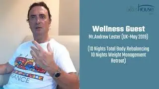 Wellness Guest Mr.Andrew Lester (May 2019) @The Beach House Goa-India