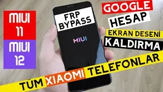 Xiaomi Google Account Removal FRP Bypass and Screen Lock Break - MIUI 11 MIUI12 Android 9-10