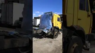 Камаз 65116 подготовка к пескострую