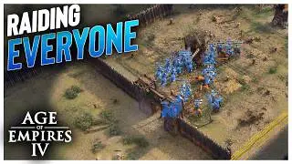 Raiding everyone is so much fun in AoE4!