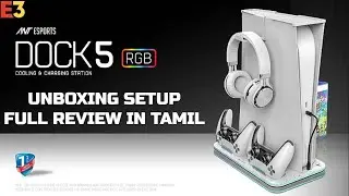 ANT ESPORTS DOCK 5 COOLING & CHARGING STATION FOR PS5 FULL SETUP REVIEW IN TAMIL