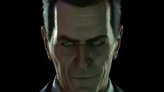 half life 2 distorted trumpets/ G-man scene.